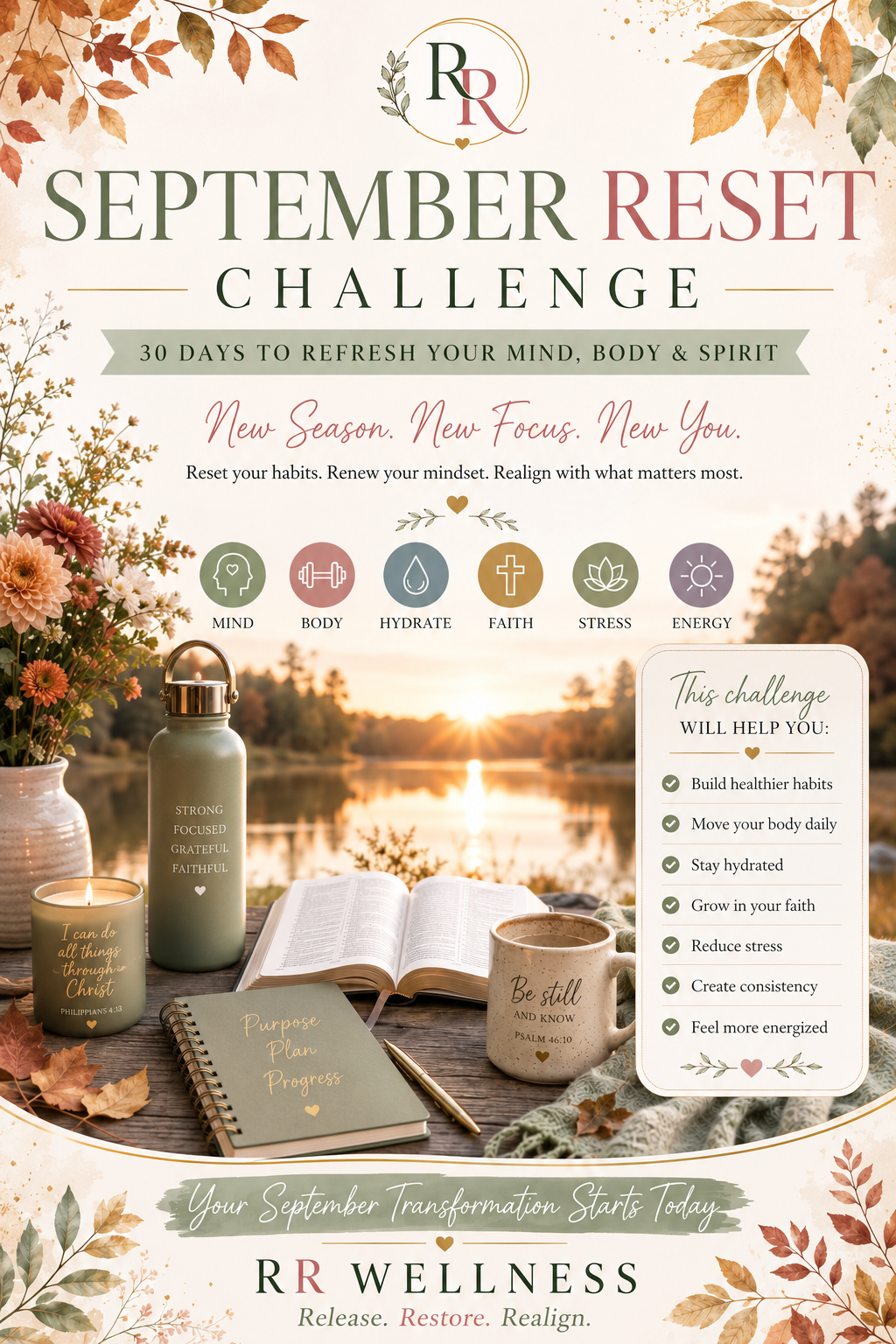 September Reset Challenge – 30-Day Mind, Body & Spirit Program
