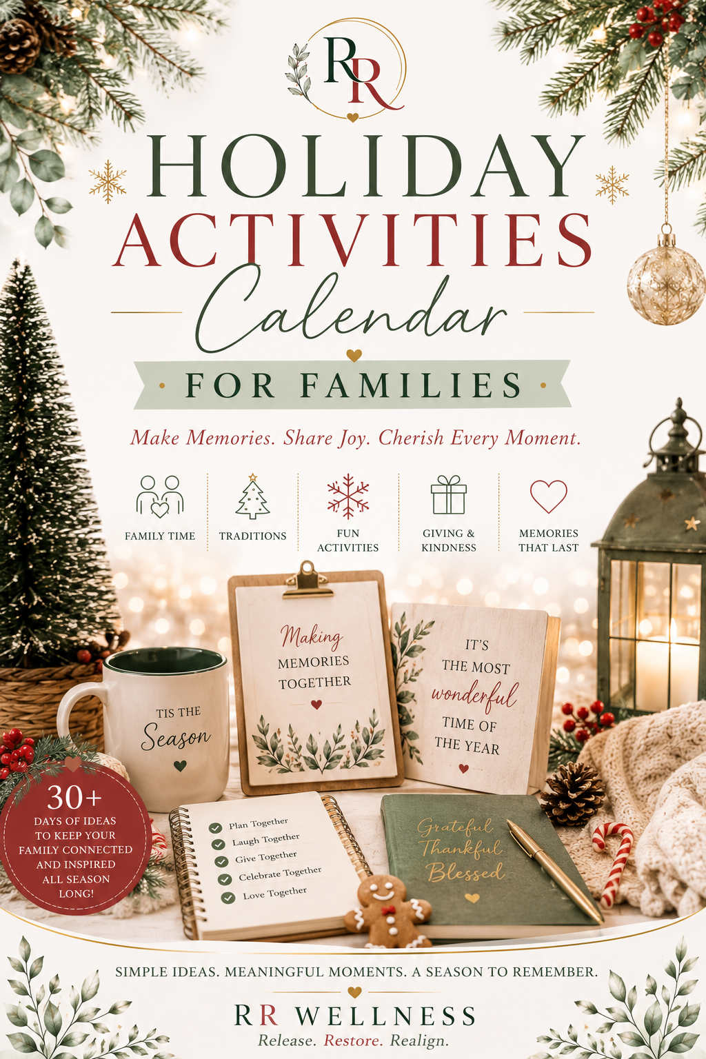 Holiday Activities Calendar for Families – 30+ Days of Festive Fun