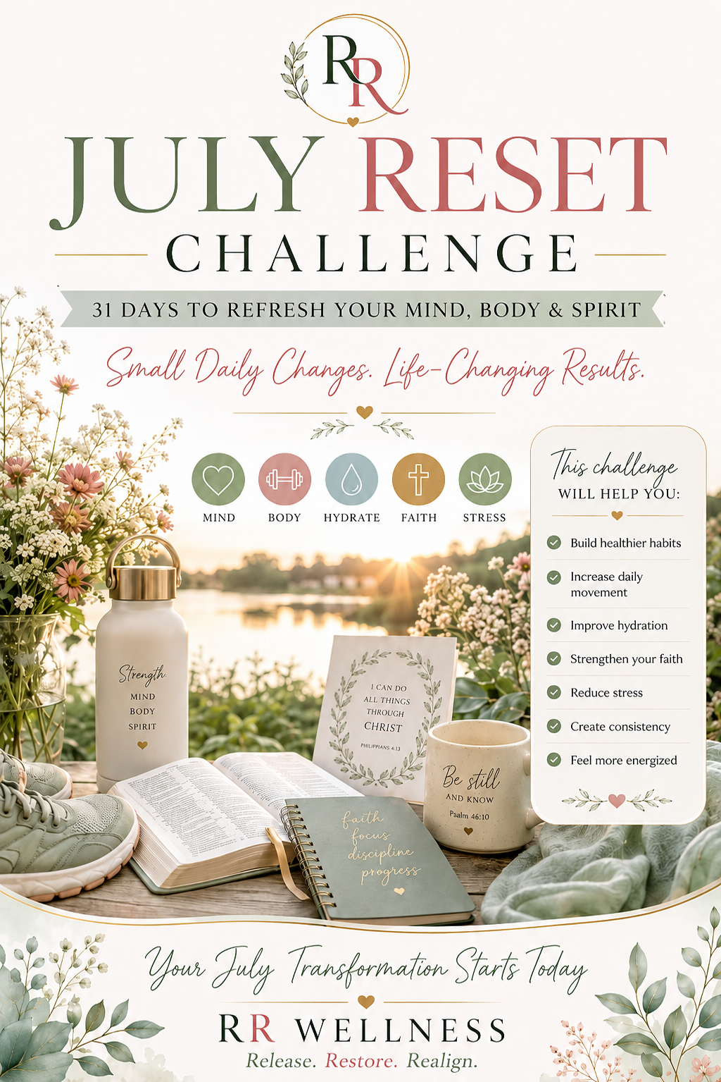 July Reset Challenge – 31-Day Mind, Body & Spirit Program