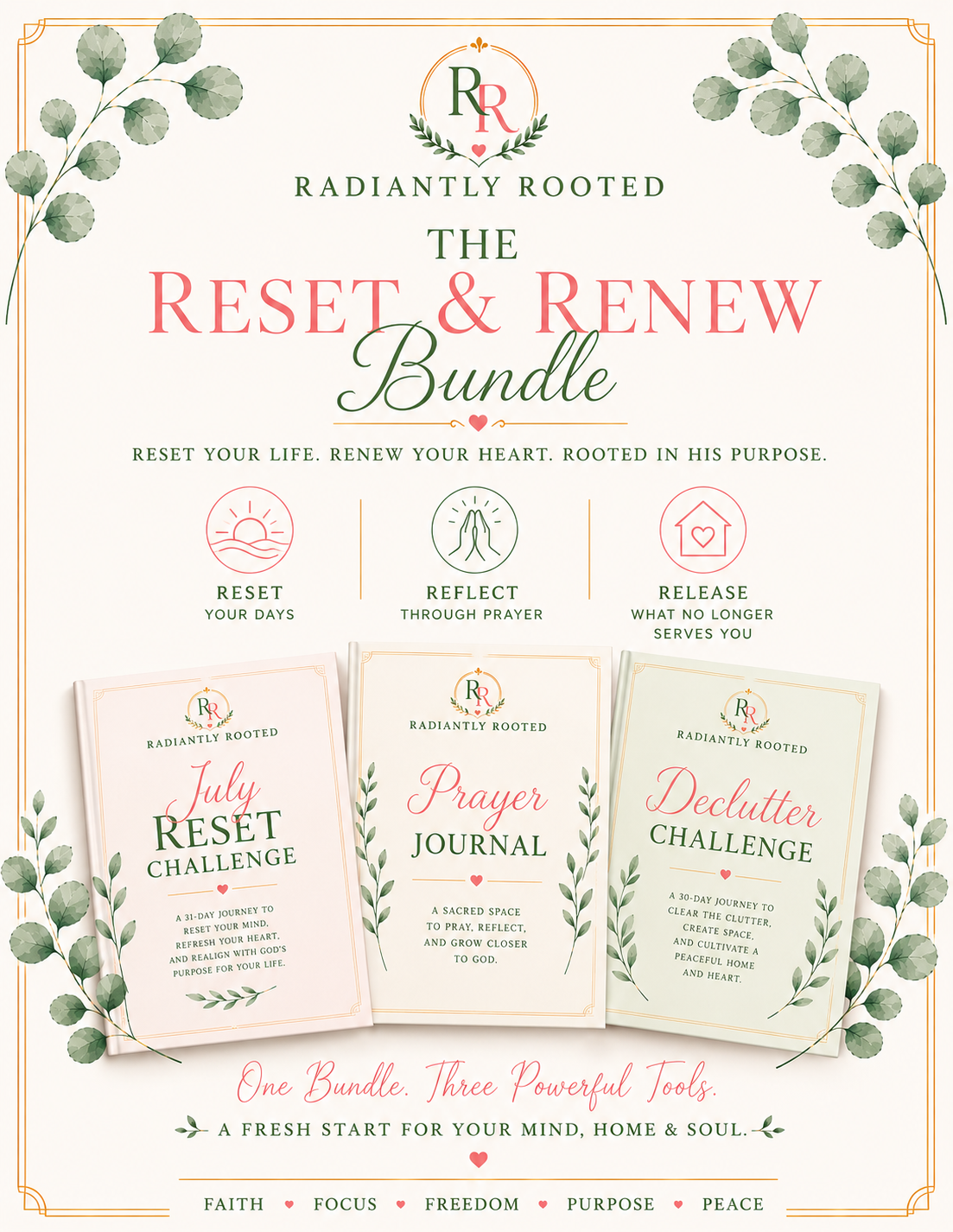 Introductory Bundle – Reset, Declutter & Pray